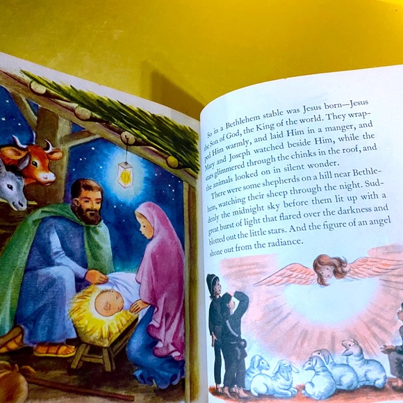 A LITTLE GOLDEN BOOK VTG 1946 THE STORY OF JESUS #27 HARDCOVER BOOK - Picture 10 of 15
